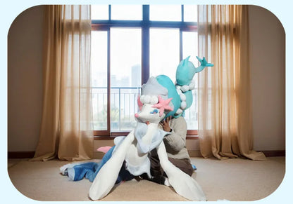 180cm PokéMon Primarina Life-Size Fluffy Style Soft Action Figure Trendy Doll Ornament Bedroom Decor Comfortable Toy Gift