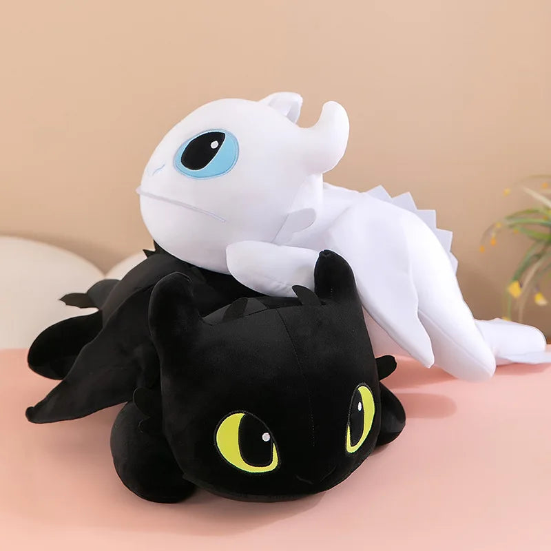 toothless and Light fury stuffed animal plush soft toy pillow pals plushie