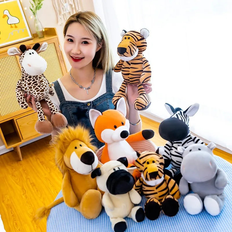 Jungle Animals Plushies stuffed animal plush soft toy pillow pals plushie