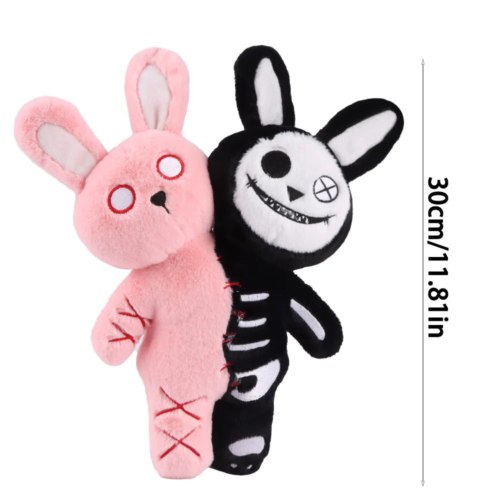 Double bunny Experiment stuffed animal plush soft toy pillow pals plushie