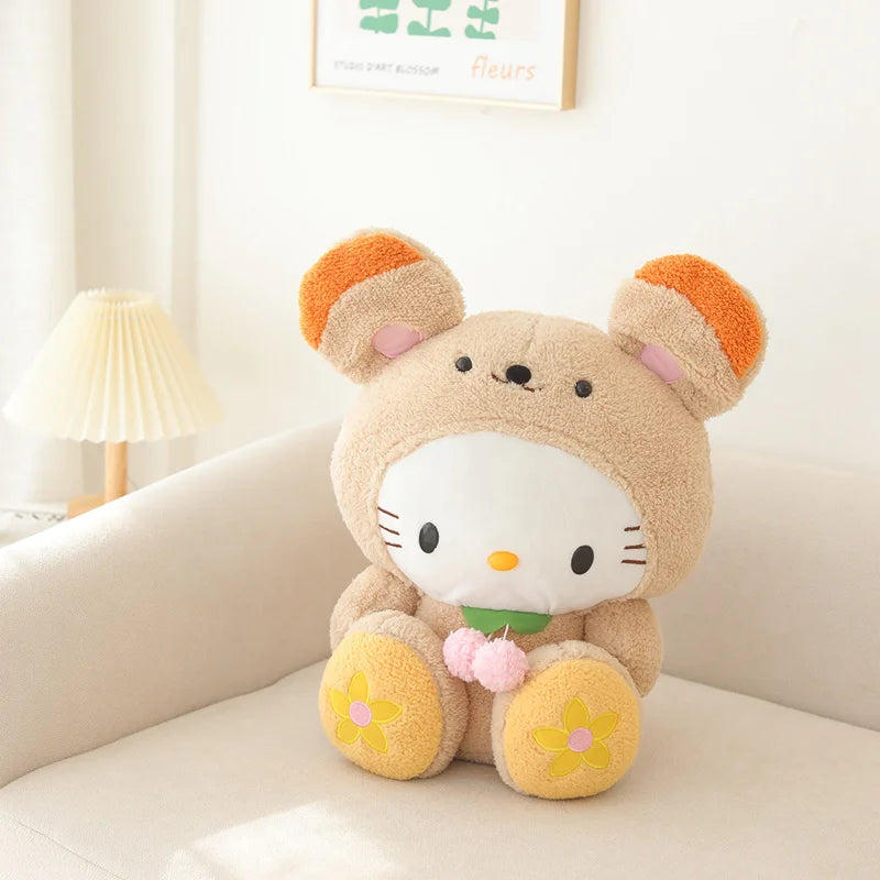 Kawaii Hello Kitty Teddy stuffed animal plush soft toy pillow pals plushie