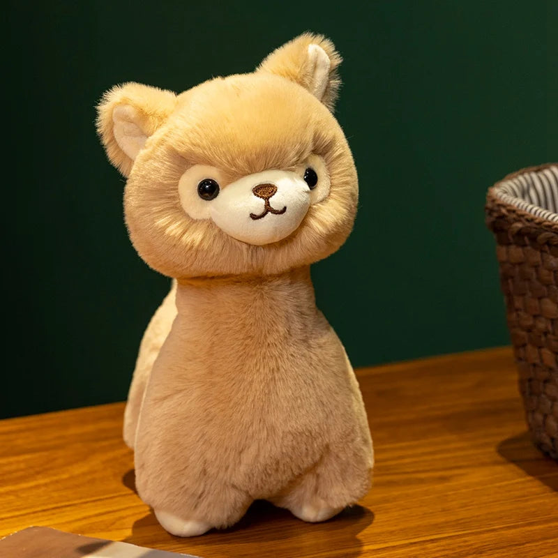 Alpaca Plushies BROWN stuffed animal plush soft toy pillow pals plushie