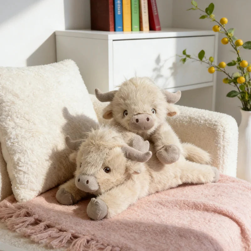 Highland Cow Plush stuffed animal plush soft toy pillow pals plushie