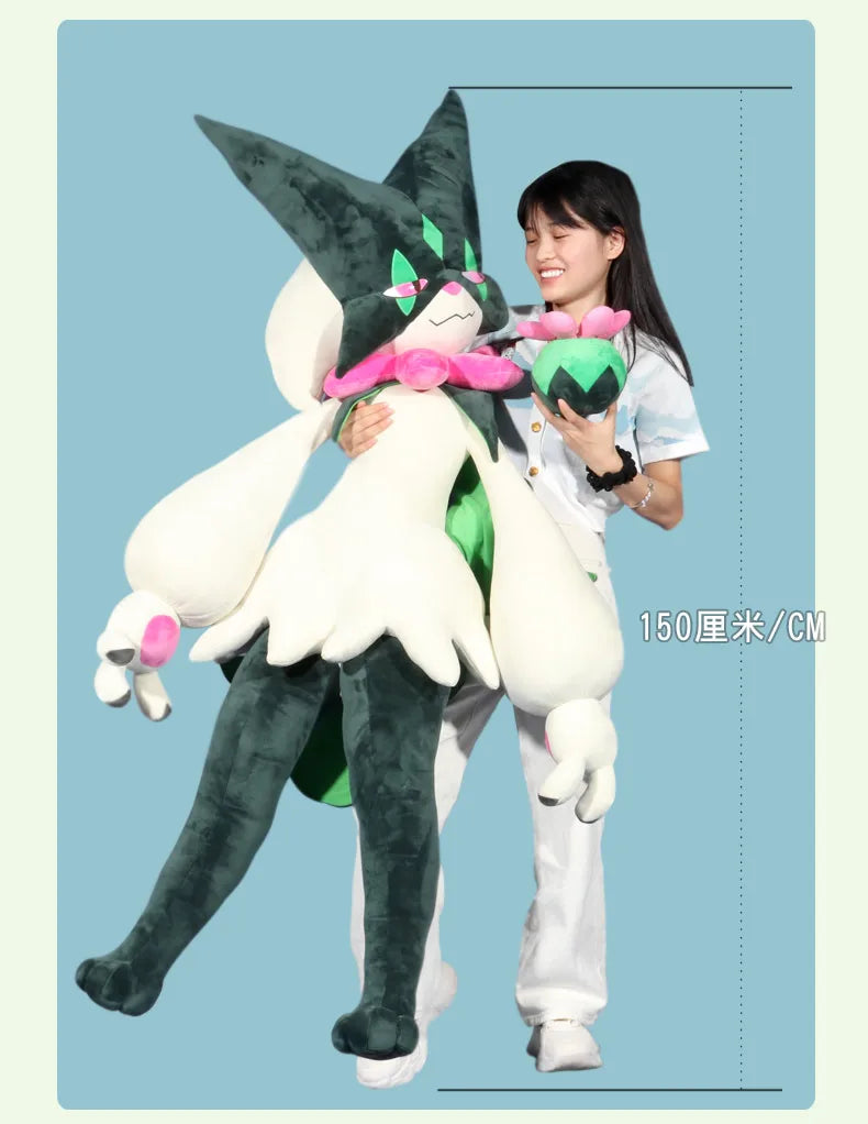 180cm PokéMon Primarina Life-Size Fluffy Style Soft Action Figure Trendy Doll Ornament Bedroom Decor Comfortable Toy Gift