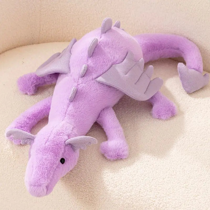 Kind Dragon Dark Purple stuffed animal plush soft toy pillow pals plushie