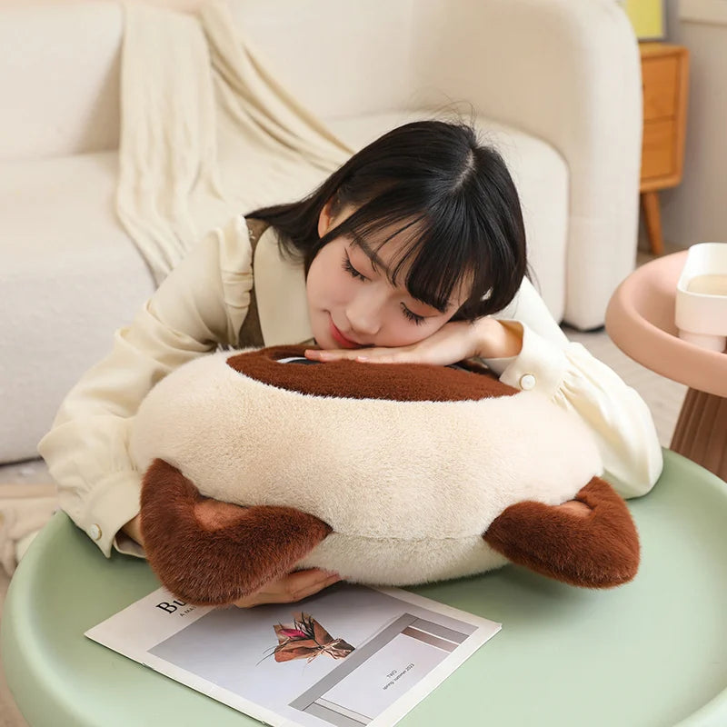 Kawaii Fluffy Cat Cushion Plush stuffed animal plush soft toy pillow pals plushie
