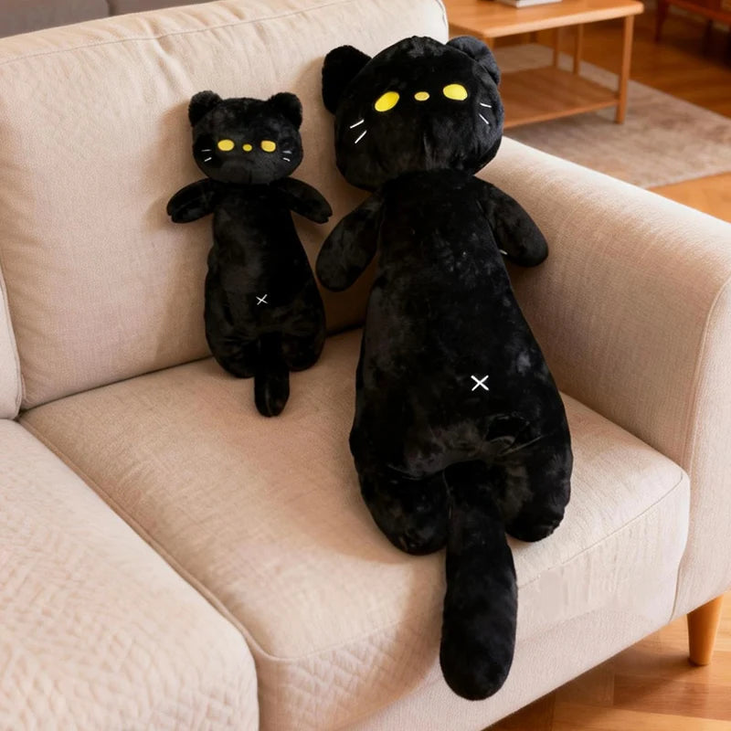 Black Cat Plush stuffed animal plush soft toy pillow pals plushie