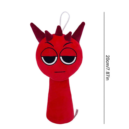 Sprunki Game Red stuffed animal plush soft toy pillow pals plushie