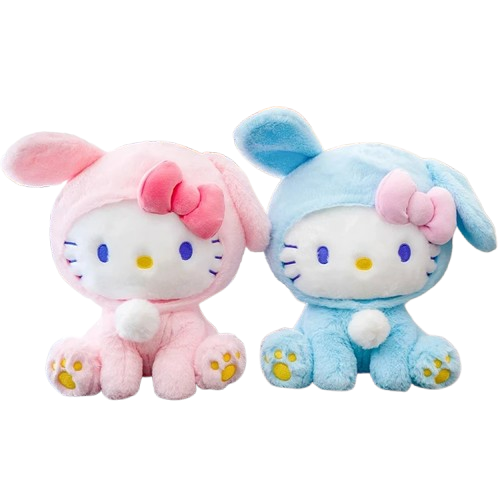 Bunny Hello Kitty stuffed animal plush soft toy pillow pals plushie