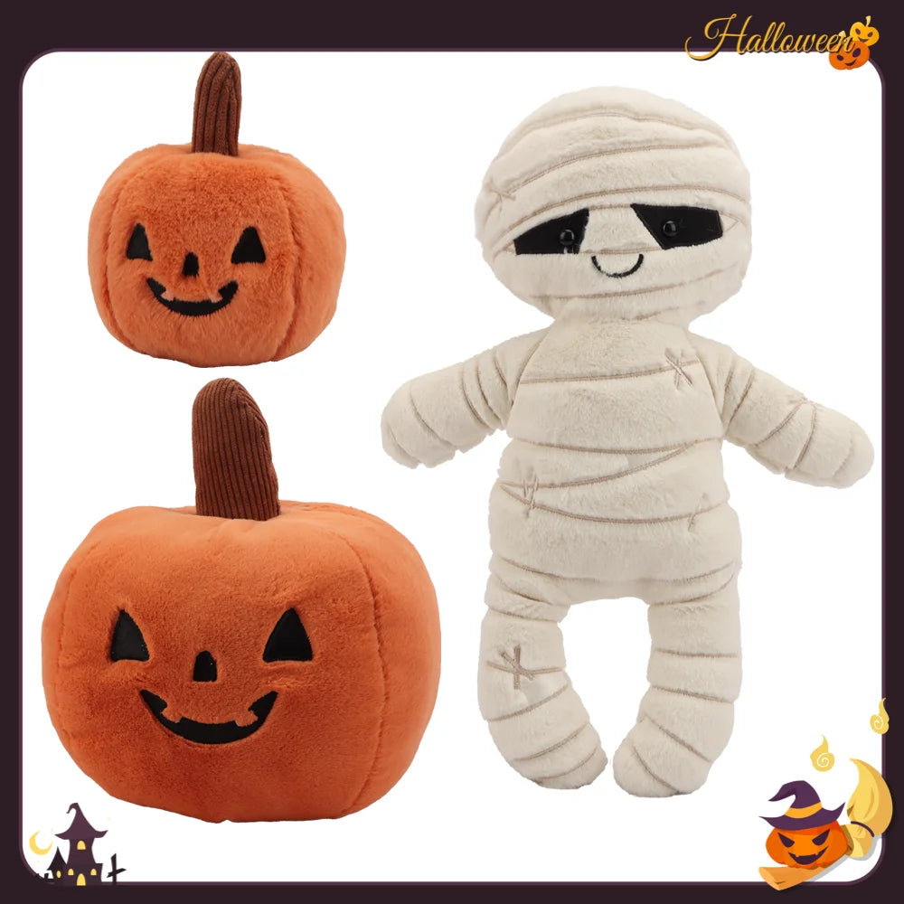Halloween Plush Toys Zombie Mummy Pumpkin Doll Heavy Toys Cartoon Stuffed Plushie Holiday Gift Children's Doll Halloween Gifts stuffed animal plush soft toy pillow pals plushie