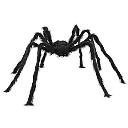 Halloween Black Giant Spider Scary Artificial Plush Spider Home Bar Haunted House Scene Ornaments Props Holiday Outdoor Decors black 1PC stuffed animal plush soft toy pillow pals plushie