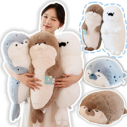 Sea Otter Plush & Pillow stuffed animal plush soft toy pillow pals plushie