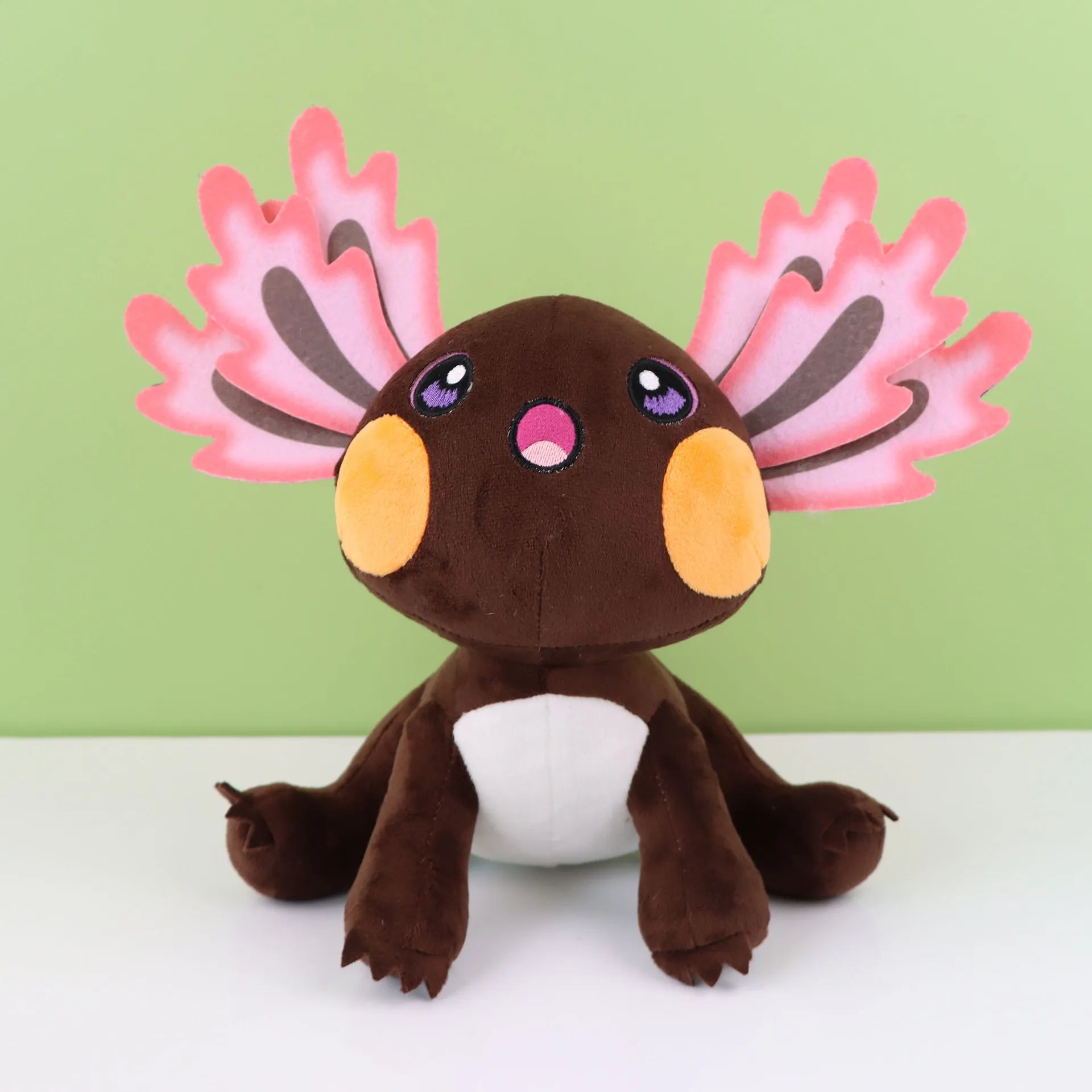 Kawaii Axolotl Plush Chocolate 13.3IN4CM stuffed animal plush soft toy pillow pals plushie