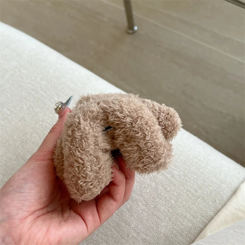 Fuzzy Bear Case stuffed animal plush soft toy pillow pals plushie