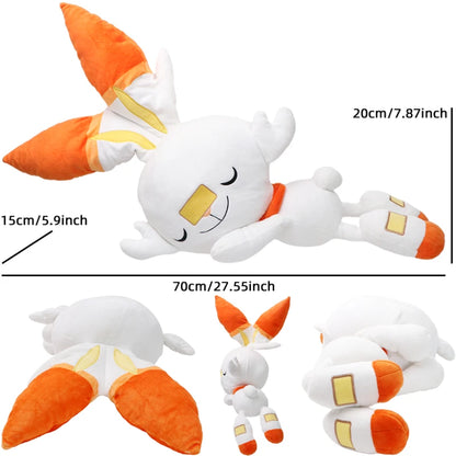 Sleepy Pokémon's Collection Scorbunny stuffed animal plush soft toy pillow pals plushie