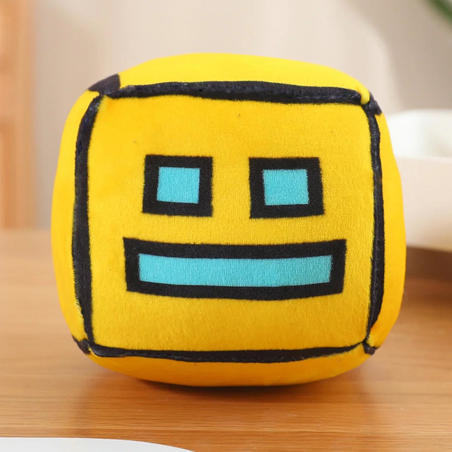Geometry Dash Game Plush yellow 12cm stuffed animal plush soft toy pillow pals plushie