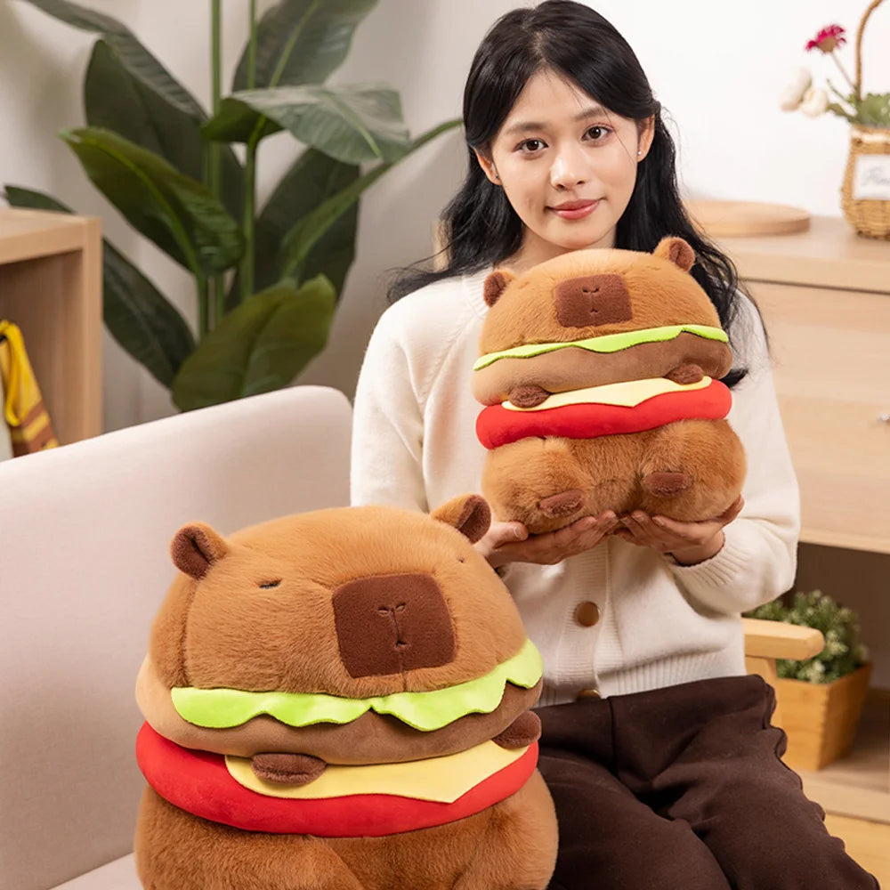 Burgerbara stuffed animal plush soft toy pillow pals plushie