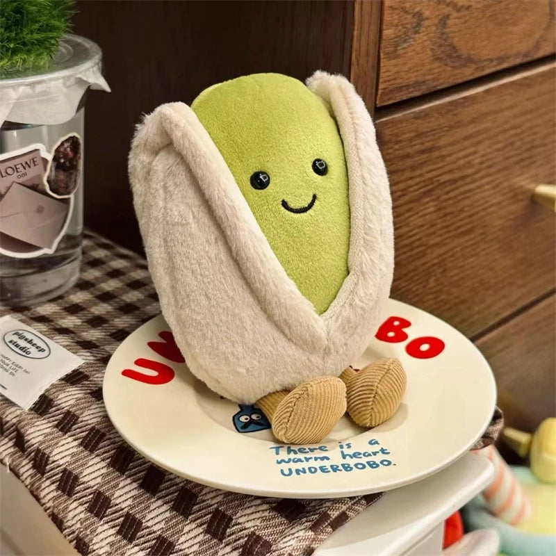 Pistachio Nut Plushies stuffed animal plush soft toy pillow pals plushie