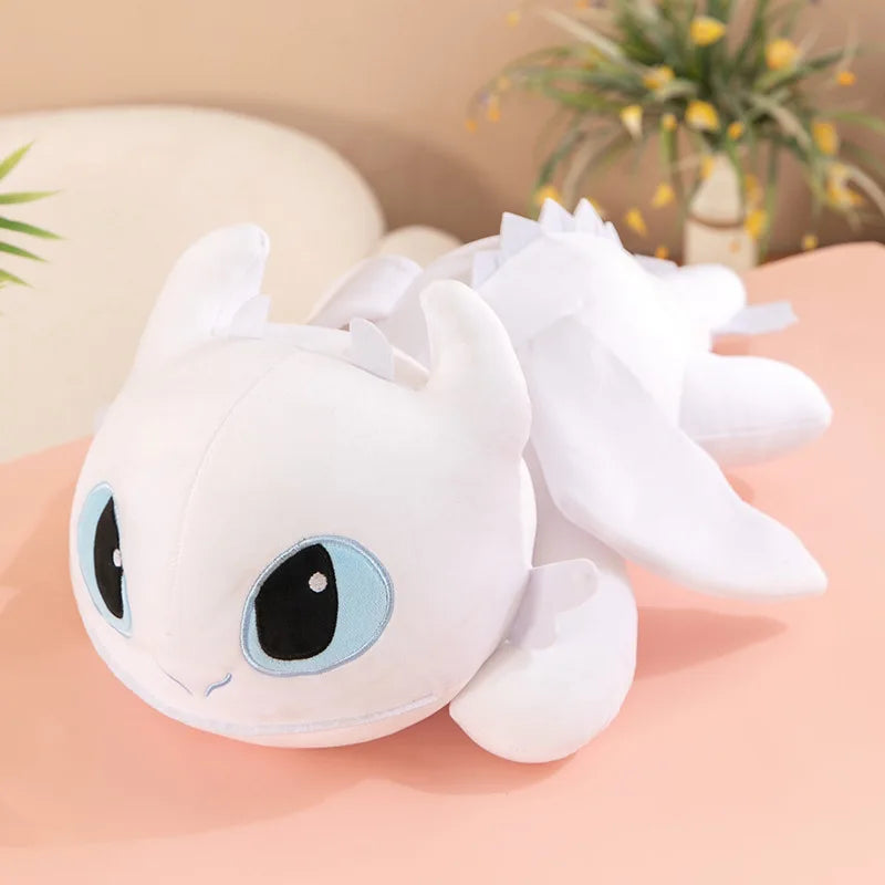 toothless and Light fury WHITE 40CM stuffed animal plush soft toy pillow pals plushie