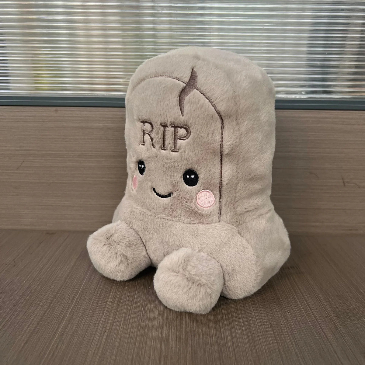 Halloween Tombstone Plush Toy Stuffed Doll Soft Grave Plushie Cute Kawaii Desktop Decoration Birthday Christmas Gift stuffed animal plush soft toy pillow pals plushie