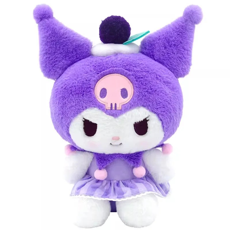 Sanrio Family Collection Summer Kuromi 20-22cm l 8-9inch stuffed animal plush soft toy pillow pals plushie