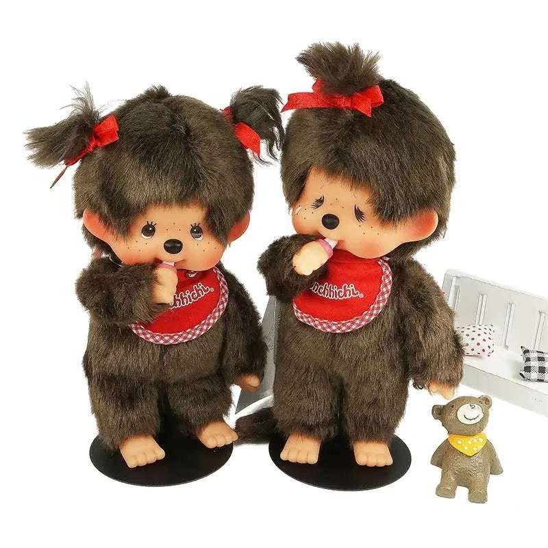 Monchhichi 18cm Plush Doll – Boy & Girl Collectible Toy