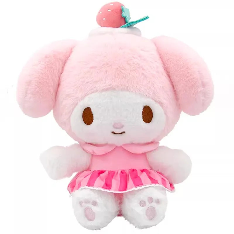 Sanrio Family Collection Summer Melody 20-22cm l 8-9inch stuffed animal plush soft toy pillow pals plushie