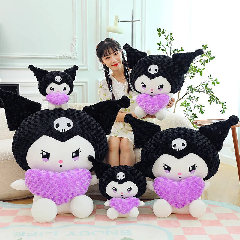 Love Kuromi stuffed animal plush soft toy pillow pals plushie