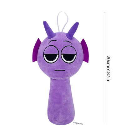 Sprunki Game Purple stuffed animal plush soft toy pillow pals plushie