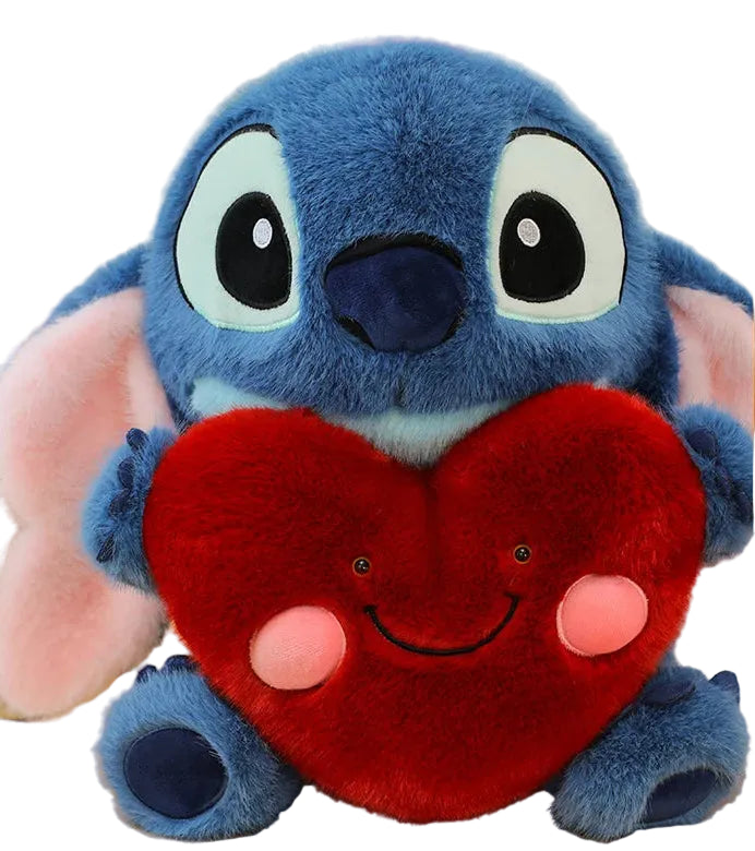 Valentine's Stitch Red stuffed animal plush soft toy pillow pals plushie