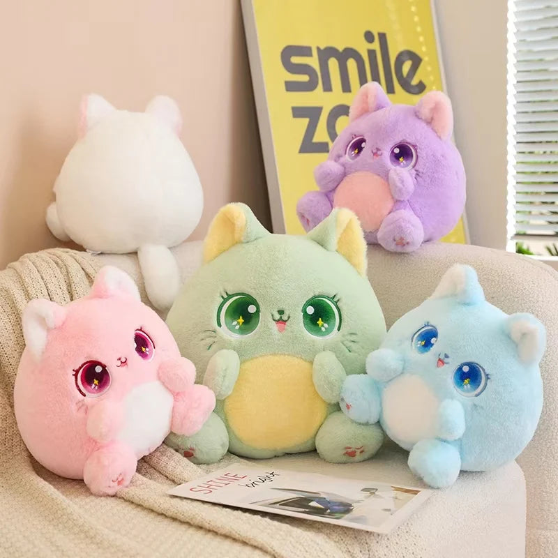 Kawaii chubby Kittens stuffed animal plush soft toy pillow pals plushie