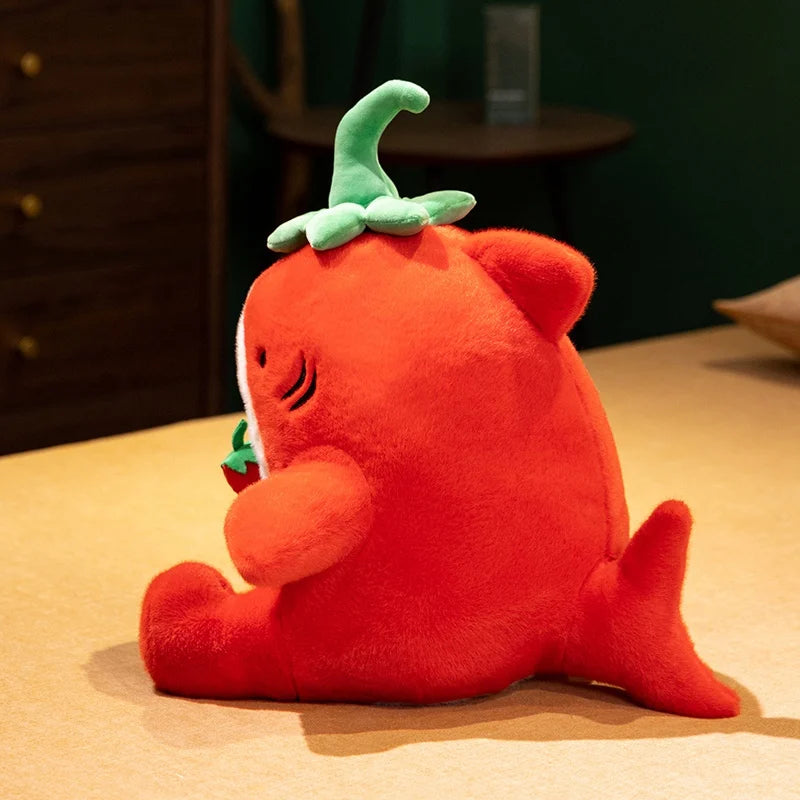 Red Pepper Shark stuffed animal plush soft toy pillow pals plushie