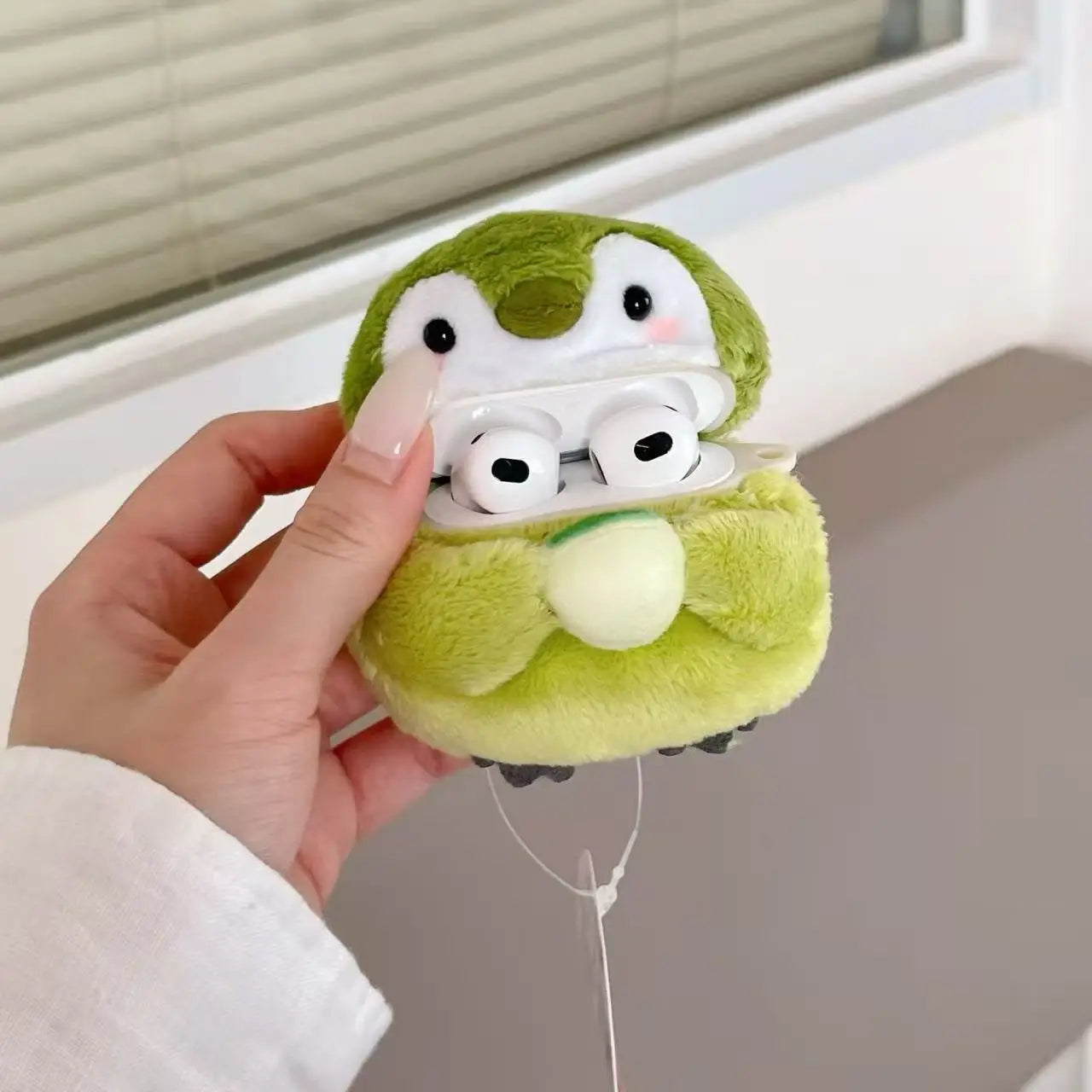 Matcha Penguin AirPods Case stuffed animal plush soft toy pillow pals plushie
