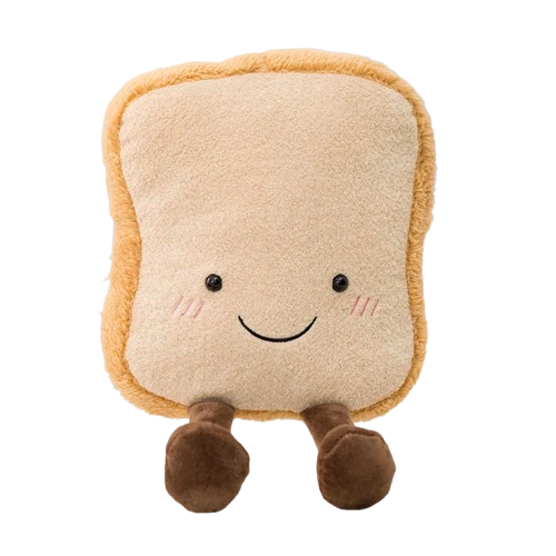 Toast stuffed animal plush soft toy pillow pals plushie