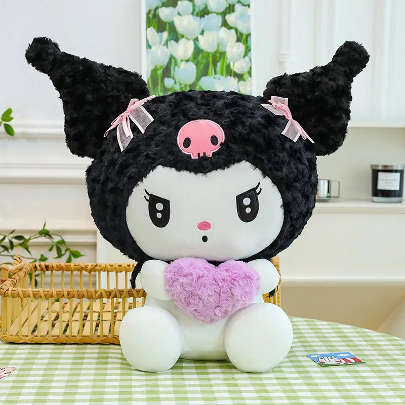 Love Kuromi Black stuffed animal plush soft toy pillow pals plushie