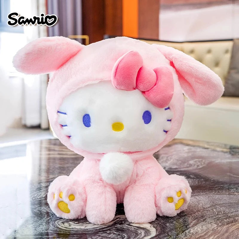 Bunny Hello Kitty stuffed animal plush soft toy pillow pals plushie