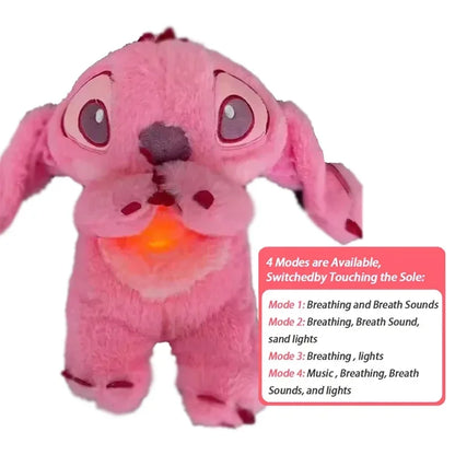 Breathing Light Stitch Angel stuffed animal plush soft toy pillow pals plushie