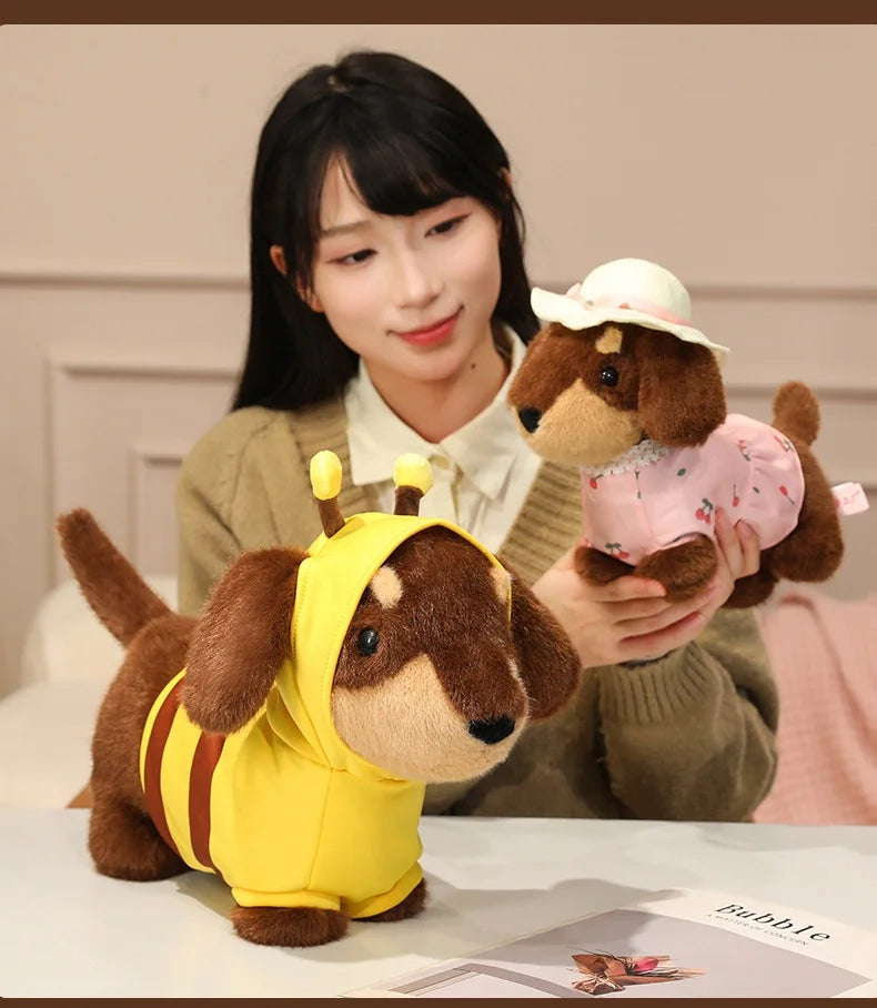 Dressed Dog Plush stuffed animal plush soft toy pillow pals plushie