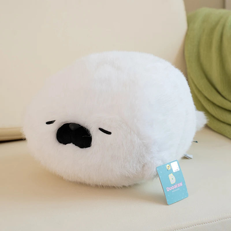 Baby Seal Plush Newborn White stuffed animal plush soft toy pillow pals plushie