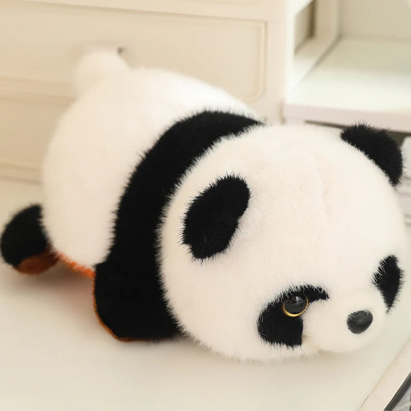 Flippable Panda Plush stuffed animal plush soft toy pillow pals plushie