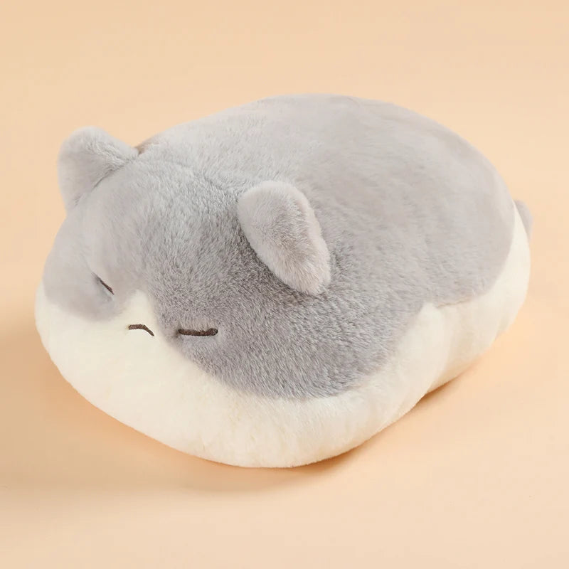 Cozy Cat Plush Grey white 45cm stuffed animal plush soft toy pillow pals plushie