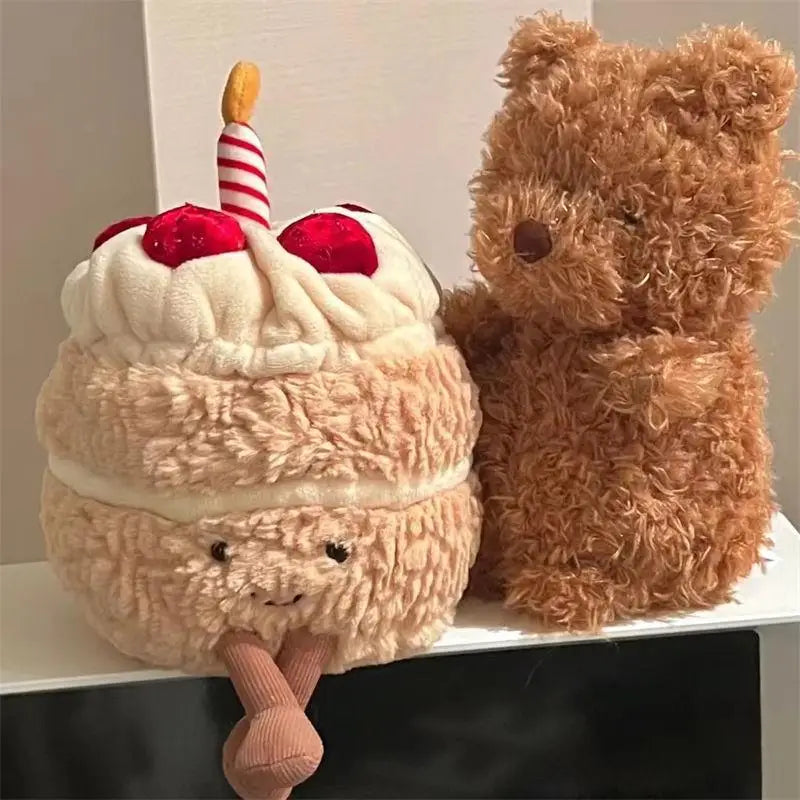 Birthday Cake stuffed animal plush soft toy pillow pals plushie