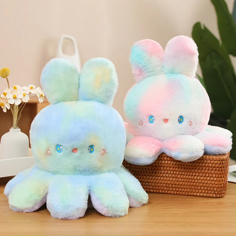 Reversible Bunny Both stuffed animal plush soft toy pillow pals plushie