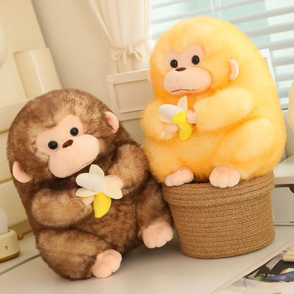 Lucky Monkey stuffed animal plush soft toy pillow pals plushie