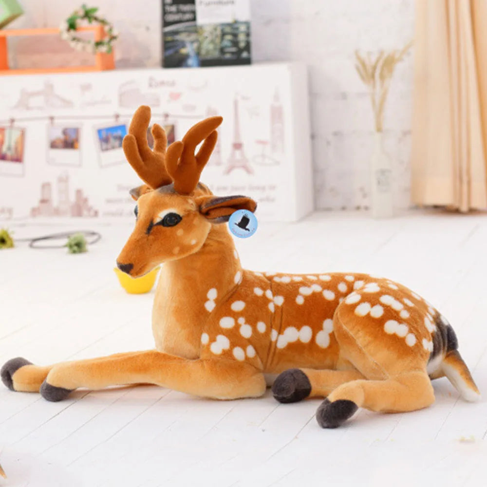 Deer Plush Brown stuffed animal plush soft toy pillow pals plushie