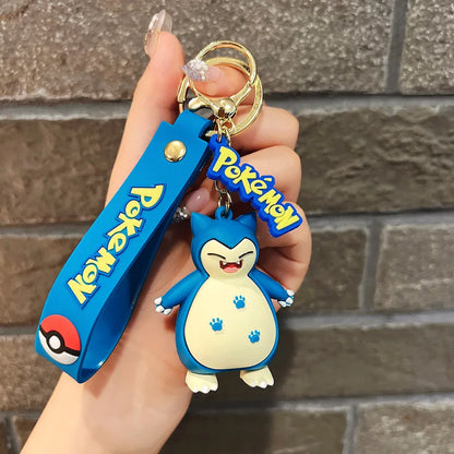 Pokemon Anime Keychain Charm SNORLAX 6 cm stuffed animal plush soft toy pillow pals plushie