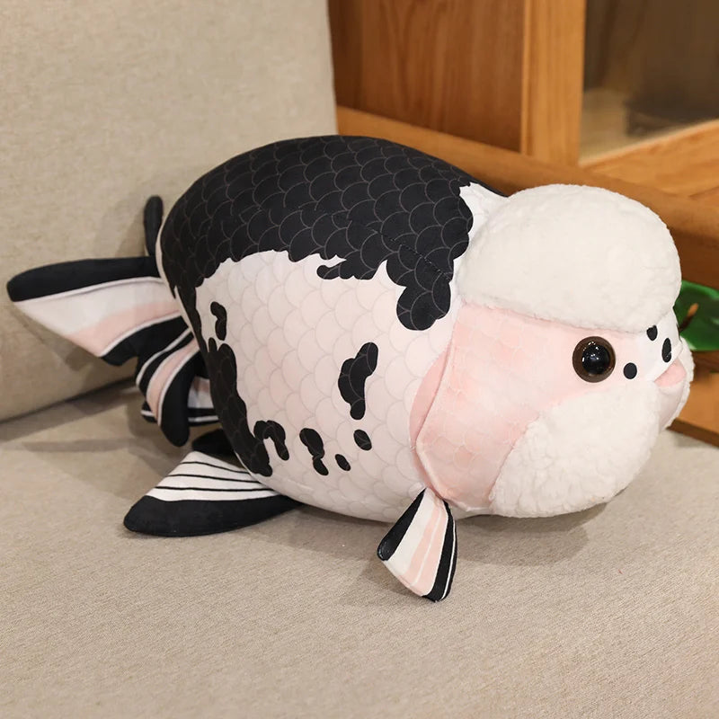 Goldfish b-w about 50cm stuffed animal plush soft toy pillow pals plushie