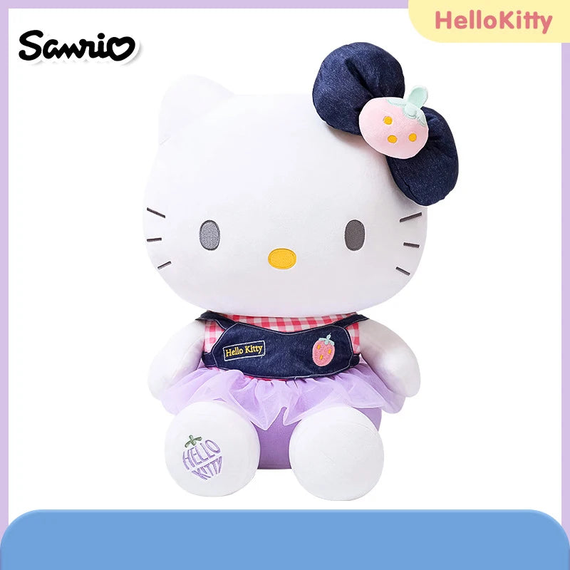 Sanrio Family Collection Denim skirt stuffed animal plush soft toy pillow pals plushie