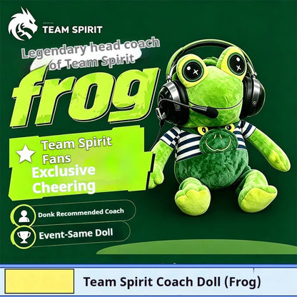 Jab Frog Coach Plush Toy – Cute Gaming Frog Stuffed Animal