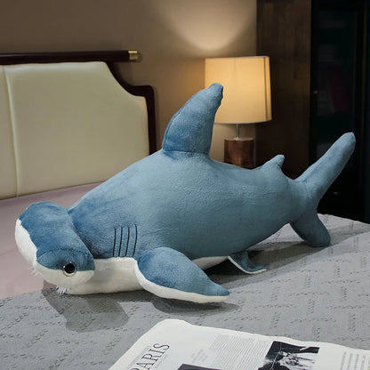 Hammerhead Shark blue shark stuffed animal plush soft toy pillow pals plushie